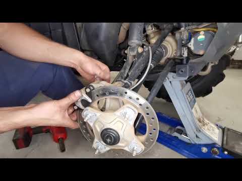 POLARIS SPORTSMAN FRONT BRAKE PAD REPLACEMENT