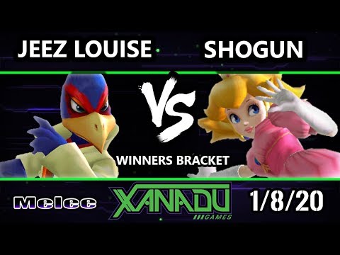 S@X 336 SSBM - Jeez Louise (Falco) Vs. Shogun (Peach) Smash Melee Winners Rd 2