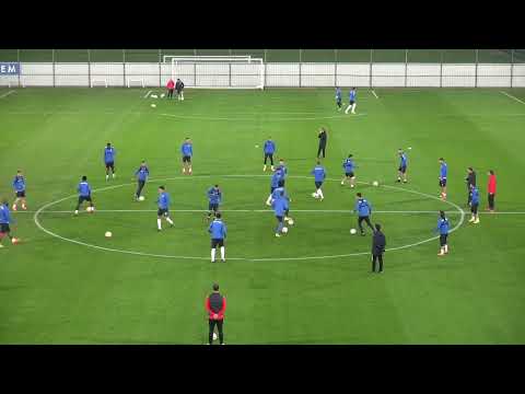 Activation with ball in mid circle