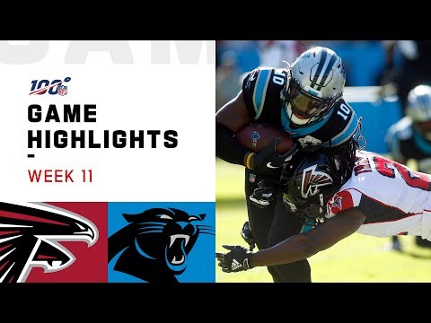 Falcons vs. Panthers Week 11 Highlights | NFL 2019