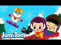 I Like Winter | Season Song for Kids | Making a Snowman and Skating on the Ice! | Juny&Tony