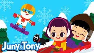 Download lagu I Like Winter | Season Song for Kids | Making a Snowman and Skating on the Ice! | Juny&Tony mp3
