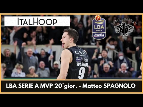 Matteo Spagnolo - LBA Serie A MVP 20° giornata (Trento vs Brescia)