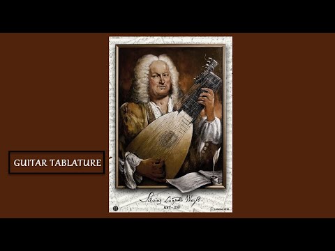 Guitar TAB -  Silvius Leopold Weiss : Ciacona | Tutorial Sheet Lesson #iMn