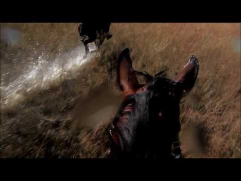 Oko running with Lechwe 2