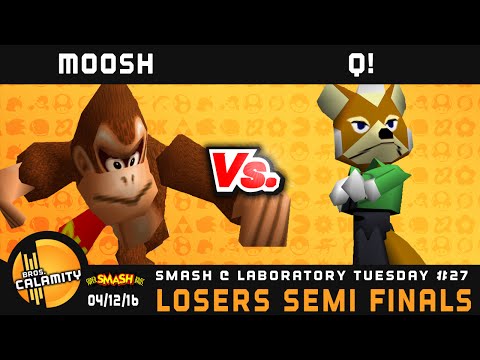 S@LT #27 | BC Moosh (DK) vs Q! (Fox) - Losers Semi Finals - SSB64
