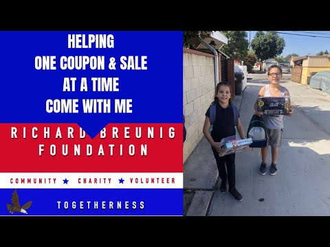 FROM EXTREME COUPONING TO EXTREME DONATING HELPING ONE COUPON AND SALE AT A TIME COME WITH ME Video