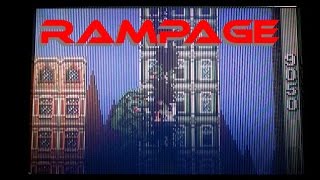 Rampage on the Atari Lynx - gameplay & commentary