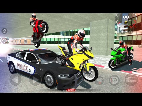 Extreme Bike Stunt Riding Simulator Gameplay #2 - Xtreme Motorbikes Video Game for Android IOS