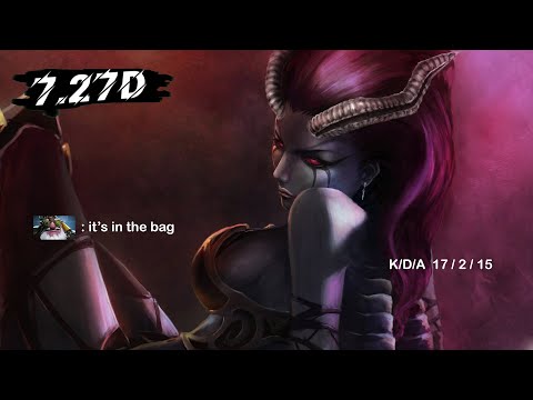 How to play Queen of pain mid 7.27d [music video]
