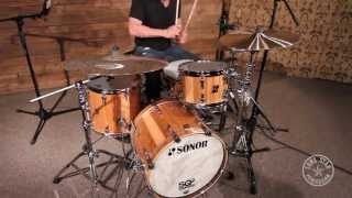 Video thumbnail for Sonor SQ2 Beech Drum Set Shell Pack with American Walnut and Ebony Veneer by Lone Star Percussion