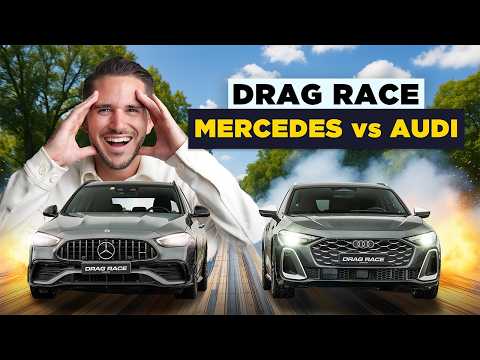 Mercedes C43 AMG vs. Audi S5 🤯🚀 | DRAG RACE