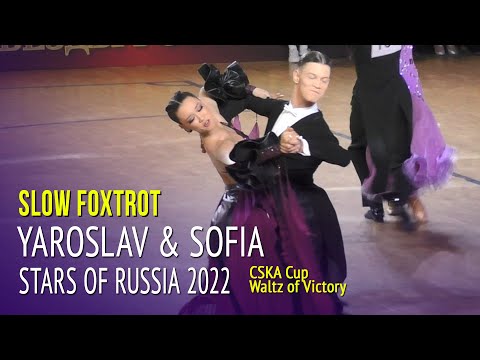 Slow Foxtrot = Yaroslav Kiselev & Sofia Philipchuk = Stars of Russia 2022 Ballroom