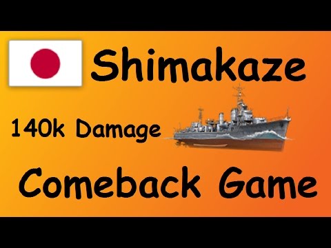World of Warships | Shimakaze Comeback Gameplay - German Deutsch WoWs