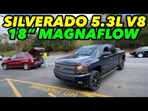 2009 Chevy Silverado 5.3L V8 DUAL EXHAUST w/ 18" MAGNAFLOW!