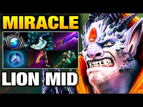 Miracle- Lion Mid - Perfect Calculated Dota 2