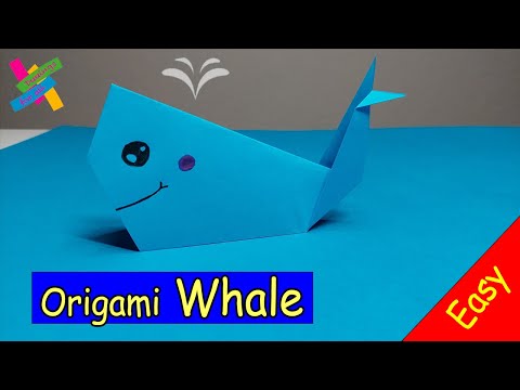 Origami WHALE | How to make paper whale easy | DIY EASY | Fold tutorial