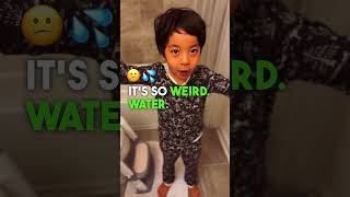 He got diarrhea 🤣💦💩#funnykids #funnyreaction #funnyshorts