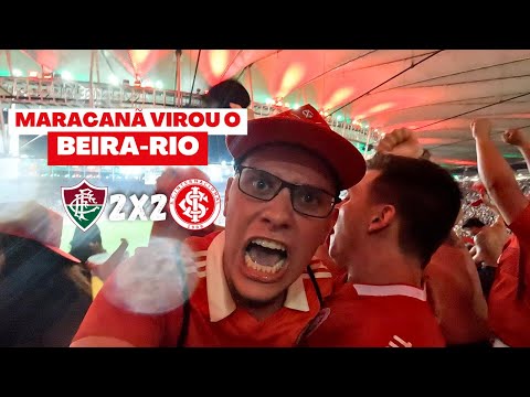 A ATMOSFERA DA TORCIDA QUE REALMENTE MANDOU EM FLUMINENSE 2X2 INTER