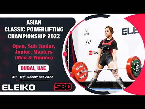 Asian Classic Powerlifting Championship 2022 - Men 83kg All age groups