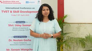 Ms. Garima Dutt, CEO Yes Foundation at at the recent International Conference on Skill Development