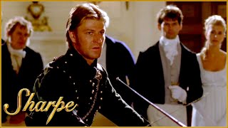 Sharpe Is Challenged To A Fencing Competition