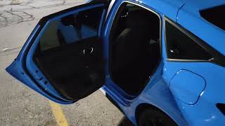 2022 Honda Civic Hatchback Sport Trunk opens when you open back doors
