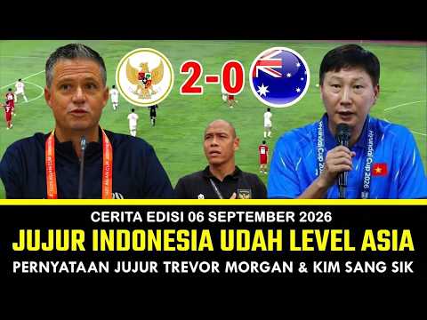 Luar Biasa Mantap ~ Reaksi Jujur Kim Sang Sik & Trevor Usai Timnas Indonesia U-20 Vs Australia Gini❓