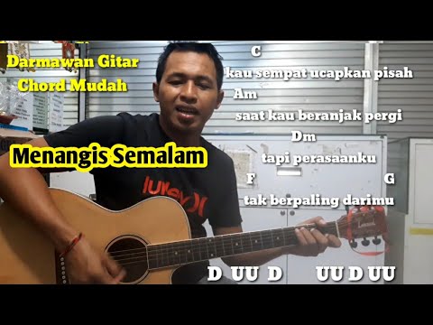 Chord Mudah (Audy  - Menangis Semalam) Tutorial Gitar Galau Sejagat Raya