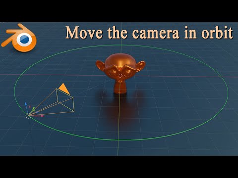 How to move the Camera in any trajectory in Blender - 166