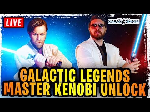 JEDI MASTER KENOBI GALACTIC LEGENDS UNLOCK TIERS 1-6 + INITIAL GAMEPLAY TESTING