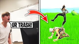 Trash Talker at My School 1v1s Me In Fortnite... (I DESTROY HIM)