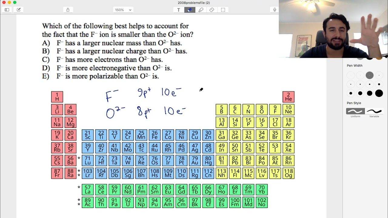 AP Chemistry Unit 1 Multiple Choice Questions