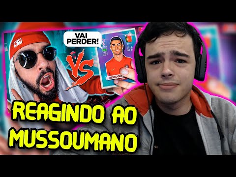 REAGINDO  A Figurinha do Cristiano Ronaldo CR7 Vs  Mussoumano   Batalha de Rap Álbum da Copa do Mund