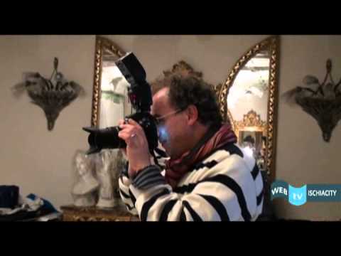 Backstage del servizio fotografico ad Elena Nemirich