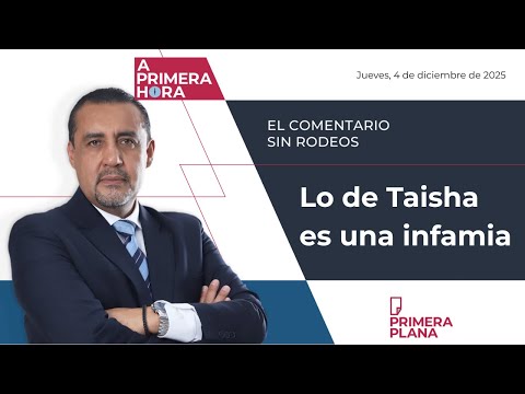 Lo de Taisha es una infamia