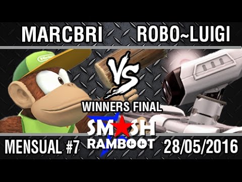 [SmashxRamboot #7] Marcbri (Cloud, Diddy) Vs. Robo~Luigi (R.O.B.) Winners final
