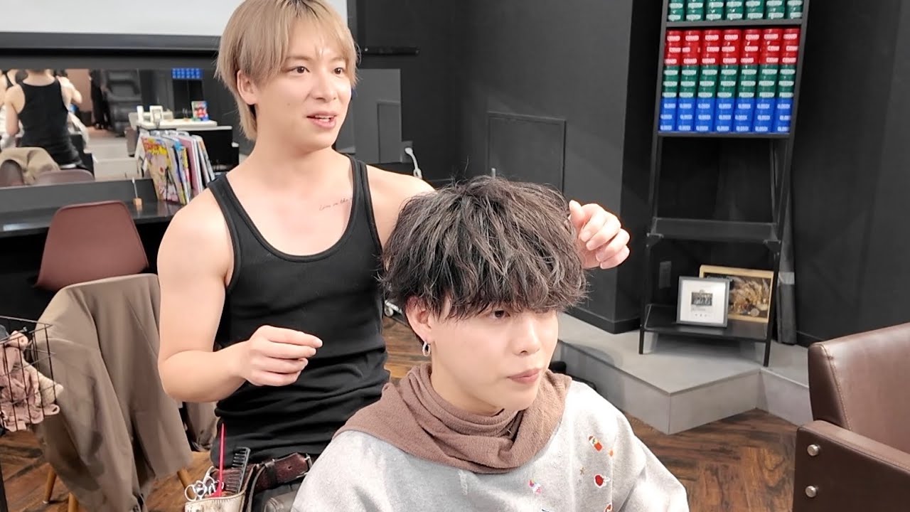 この髪の美容室でのオーダー方法を教えてもらいました。