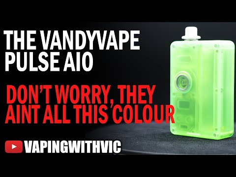 Vandy Vape and TonyB Pulse AIO - The Pulse enters the BoroTank market