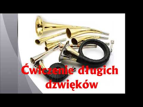 Ćwiczenie długich dźwięków - nauka gry na rogu