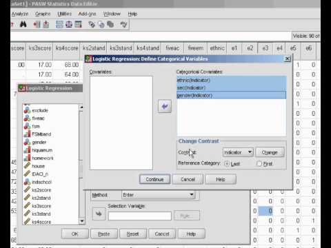 1. Logistic Regression Using SPSS/PASW (Example 1, Part 1)