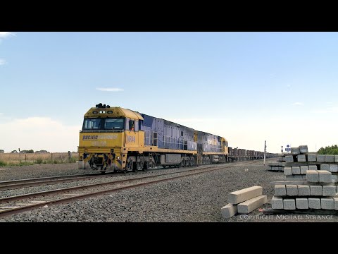 4PM4 Steel Wagons & Shipping Containers (28/2/2021) - PoathTV Australian Trains & Railways
