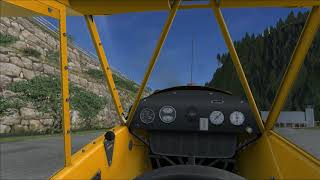Where Heidi sleeps in FSX A2A Piper J-3 Cub.
