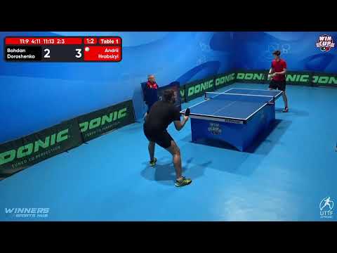 14:30 Bohdan Doroshenko 1  - 3 Andrii Hrabskyi West 3 WIN CUP 13.10.2022 | TABLE TENNIS WINCUP