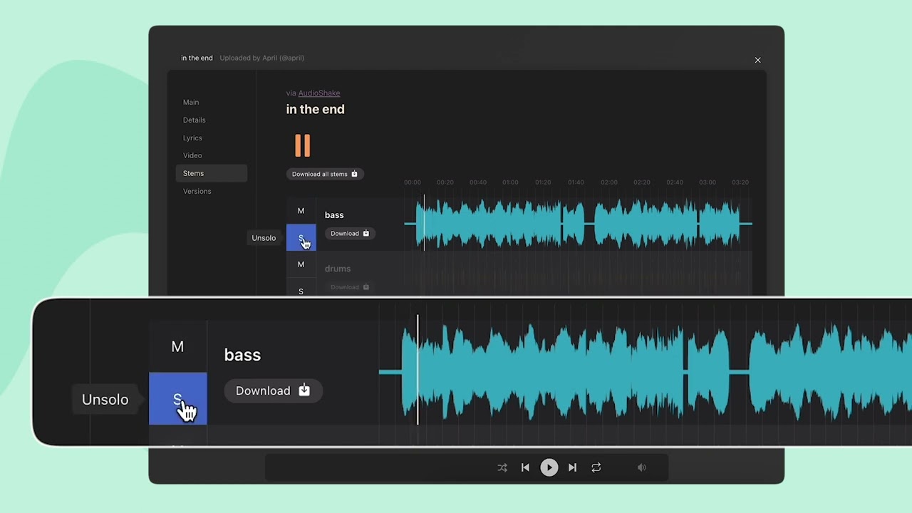 How to Use AudioShake with Myxt
