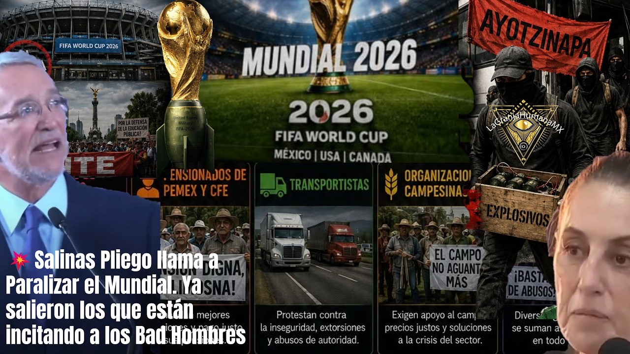 Salinas Pliego llama a Paralizar el Mundial. Ya salieron los que están incitando a los Bad Hombres