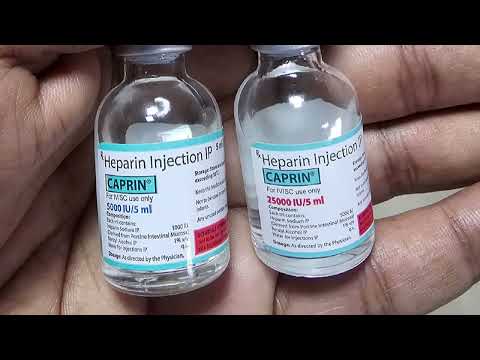25000IU Caprin Heparin Injection