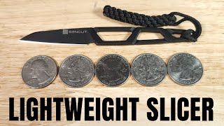NEW 2024 LIGHTWEIGHT EDC FIXED BLADE SENCUT TEXO FULL KNIFE REVIEW