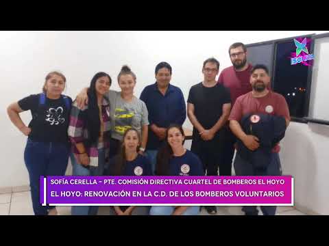 ➡️El Hoyo: renovación en la C.D. de los Bomberos Voluntarios⬅️