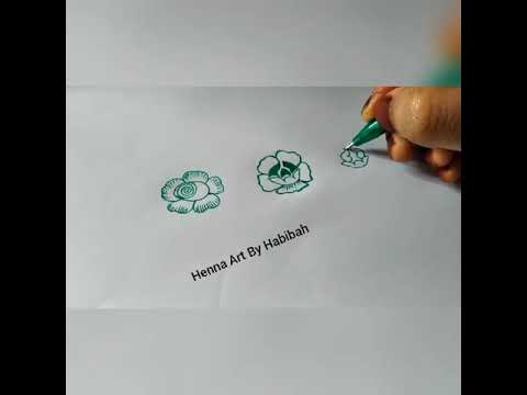 Beautiful flowers mehedi design|| Mehedi design🌿||Henna Art By Habibah